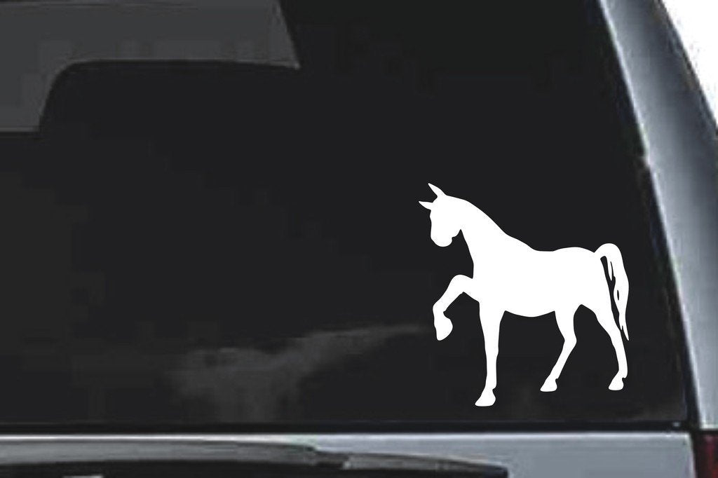 Picniva Horse Sty73 Vinyl Car Window Decal, Approx 5 in