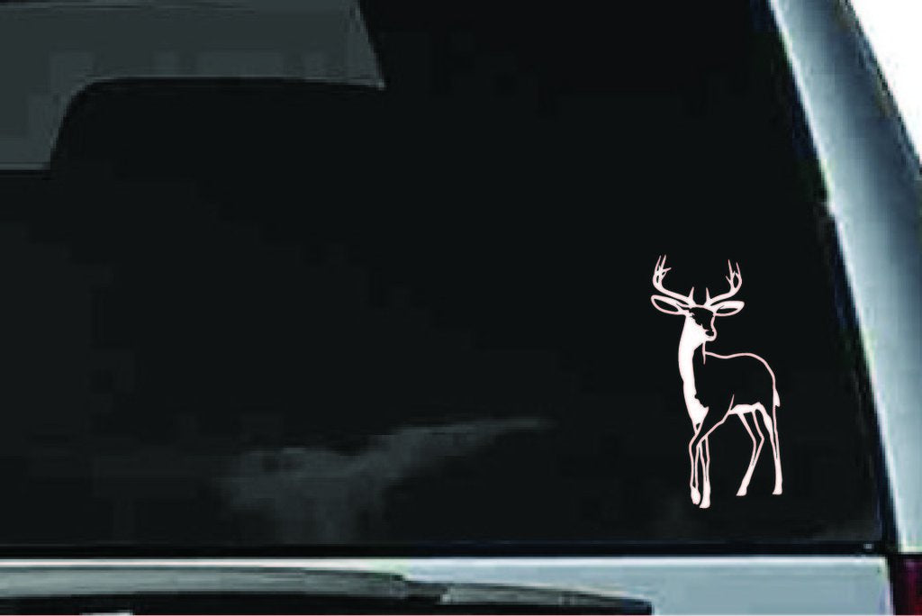 Picniva Buck Sty21 Vinyl Car Window Decal, Approx 5 in