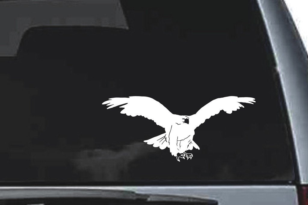 Picniva Vulture Sty1 Vinyl Car Window Decal, Approx 5 in