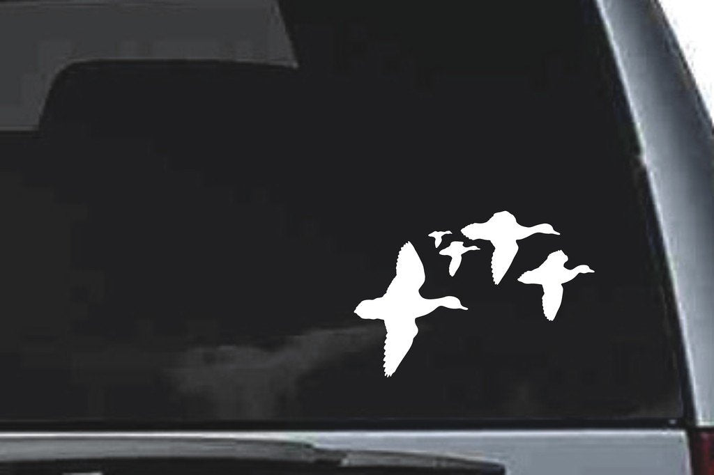 Picniva Duck Stys5 Vinyl Car Window Decal, Approx 5 in