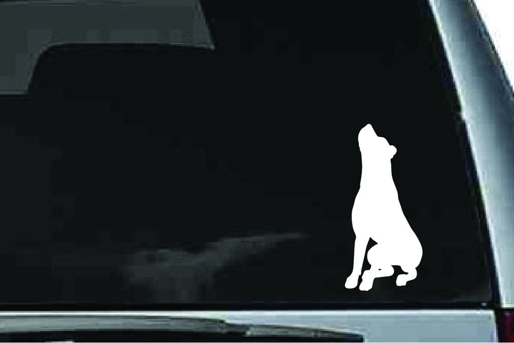 Picniva Rottweiler Dog Sty20a Vinyl Car Window Decal, Approx 5 in
