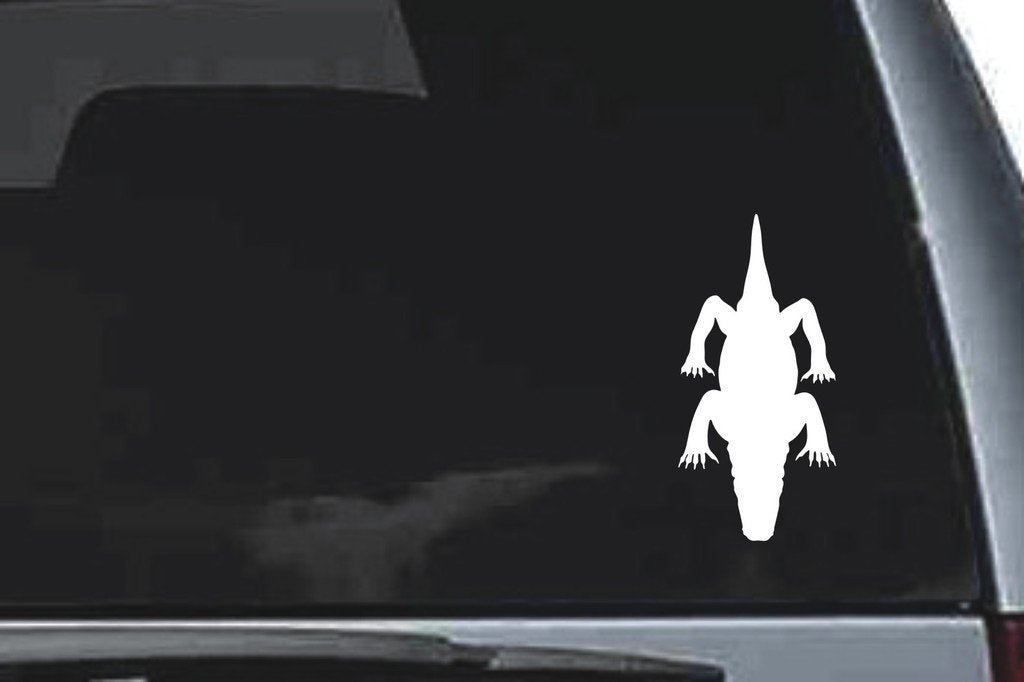 Picniva Komodo Dragon Sty3 Vinyl Car Window Decal, Approx 5 in