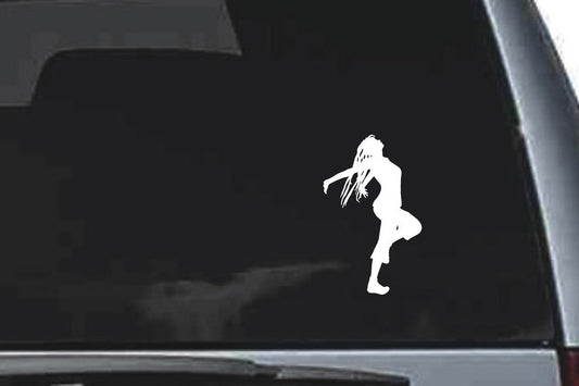 Picniva Standing Sty18 Vinyl Car Window Decal, Approx 5 in