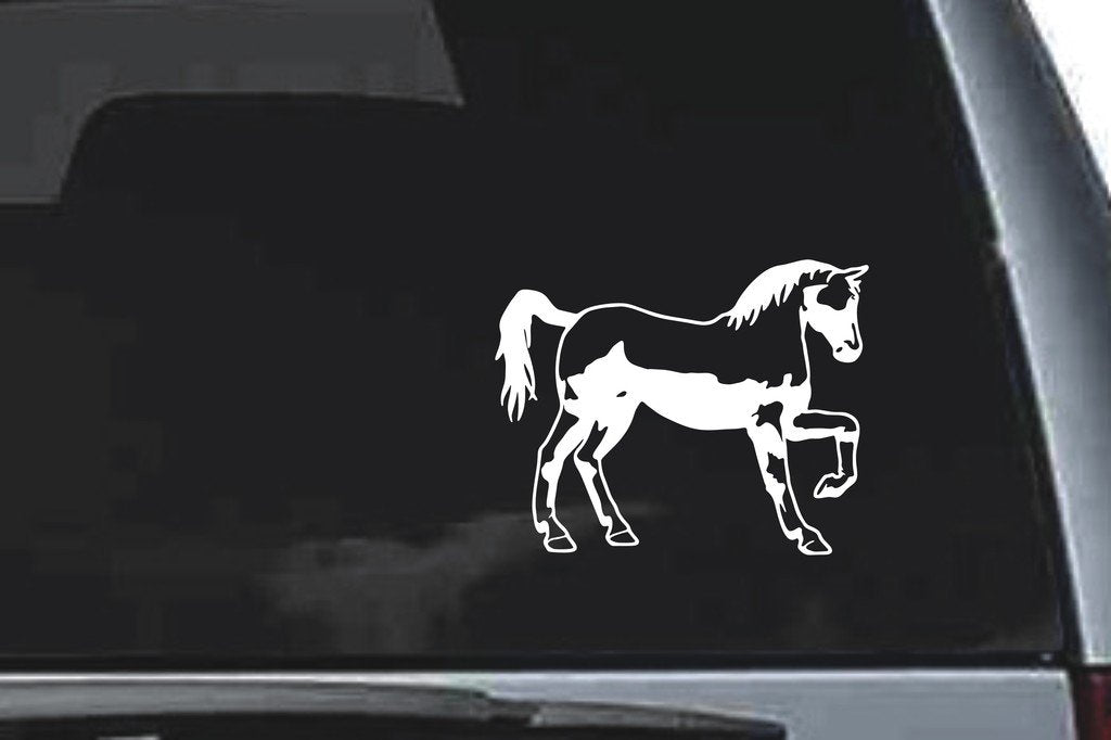 Picniva Horse Sty61 Vinyl Car Window Decal, Approx 5 in