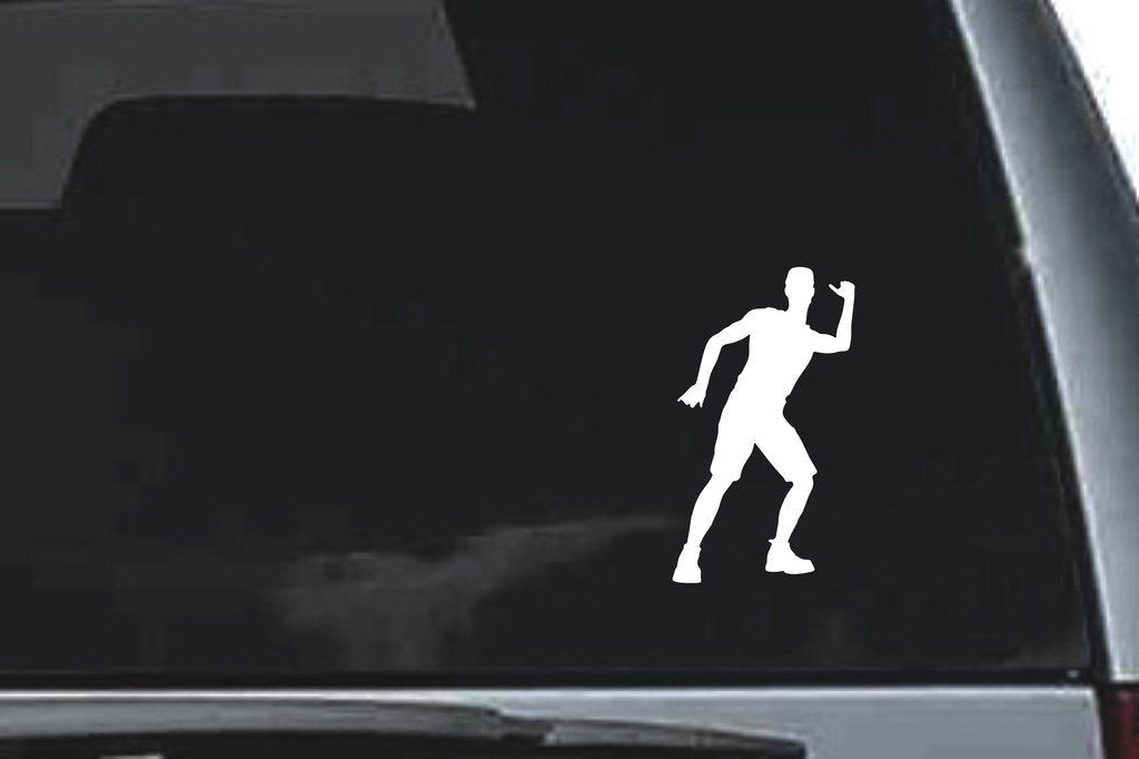 Picniva Dancing Sty1 Vinyl Car Window Decal, Approx 5 in