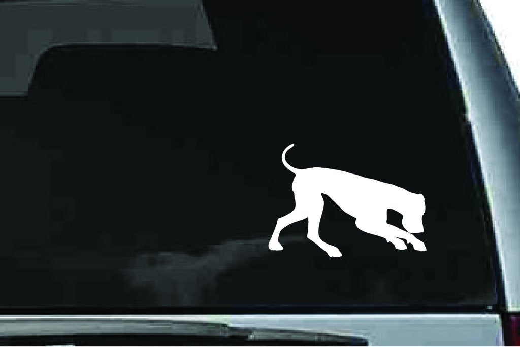 Picniva Great Dane Dog Sty39a Vinyl Car Window Decal, Approx 5 in