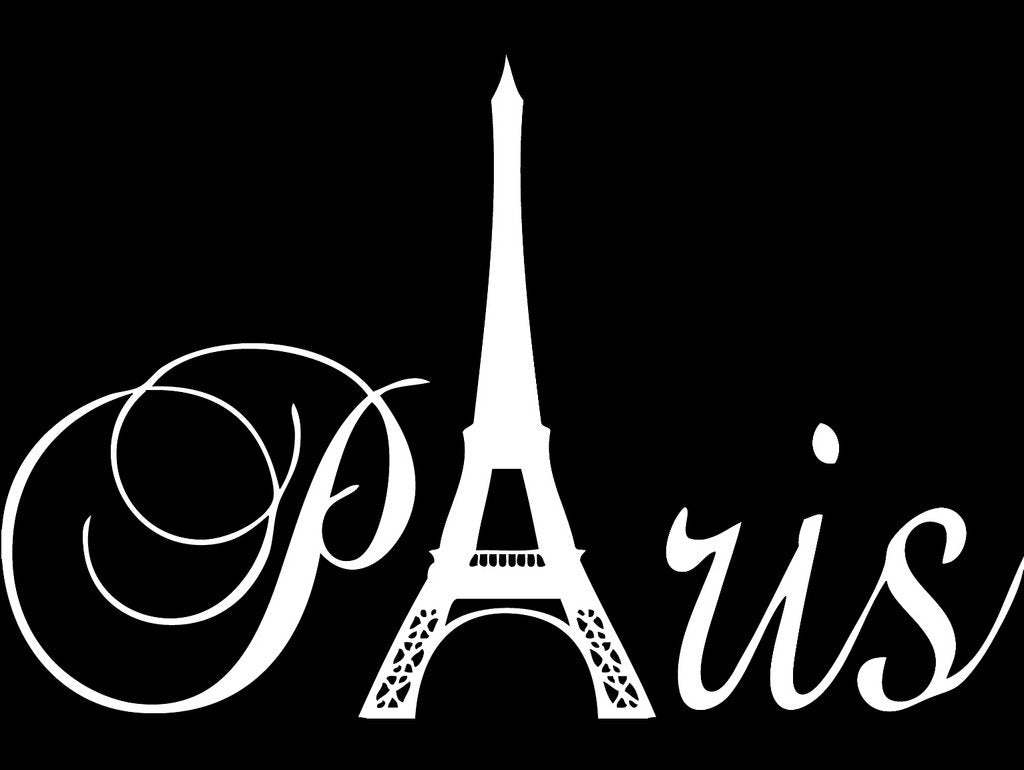 Decaltor Paris Eiffel Tower Vinyl Wall Decal for Girls Bedroom Decor