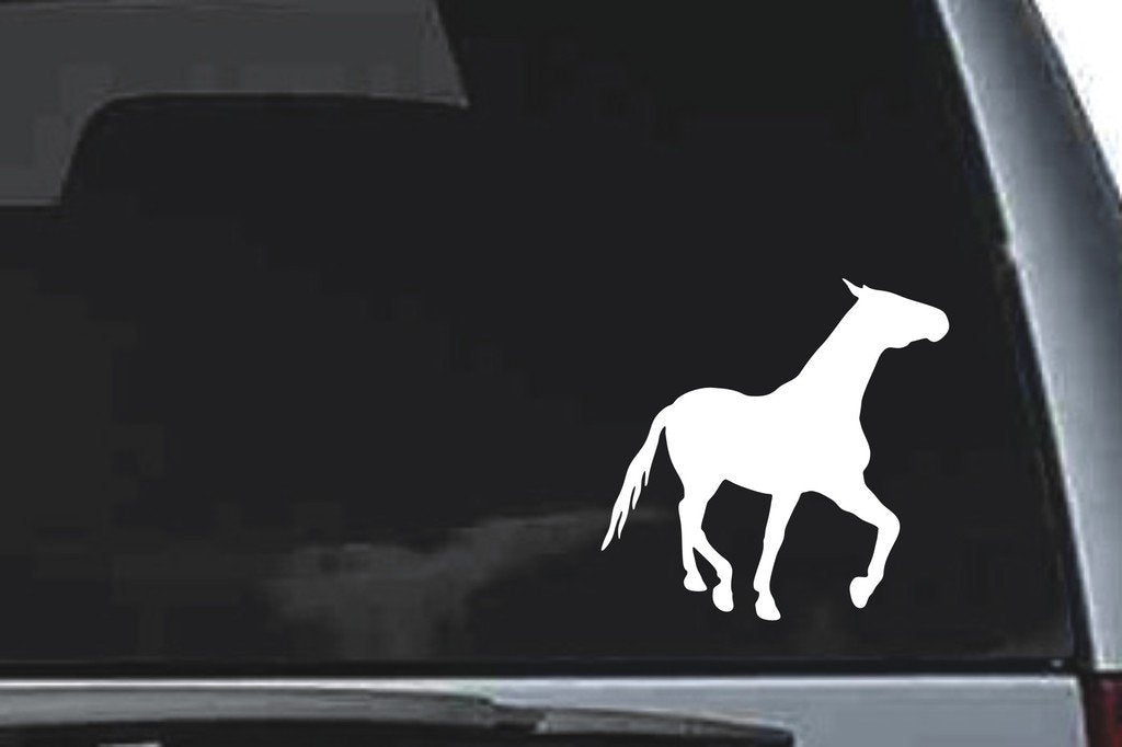 Picniva Horse Sty79 Vinyl Car Window Decal, Approx 5 in