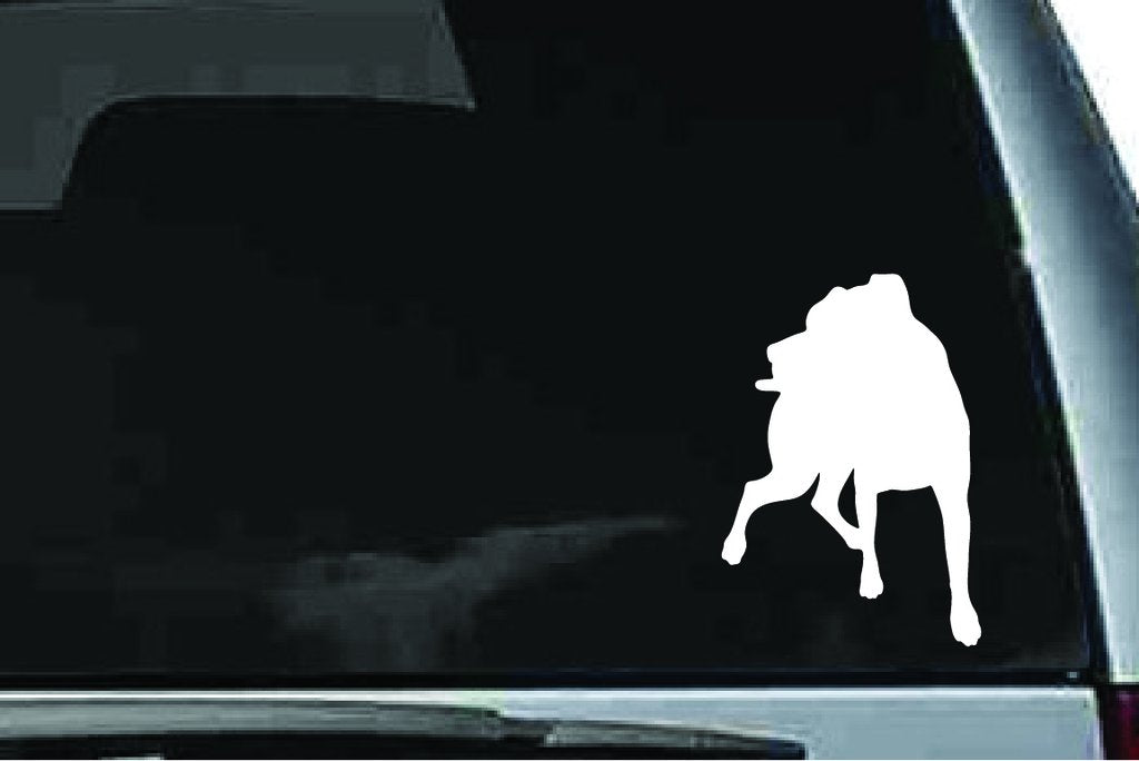Picniva Rottweiler Dog Sty23a Vinyl Car Window Decal, Approx 5 in