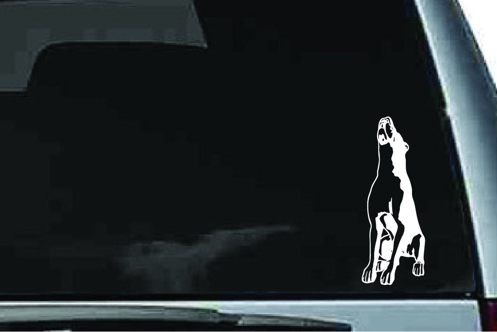 Picniva Rottweiler Dog Sty27 Vinyl Car Window Decal, Approx 5 in