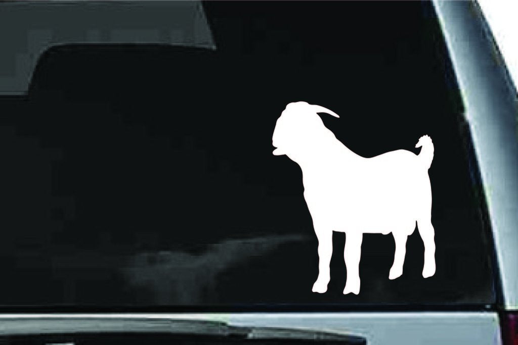 Picniva Boer Goat Sty5a Vinyl Car Window Decal, Approx 5 in