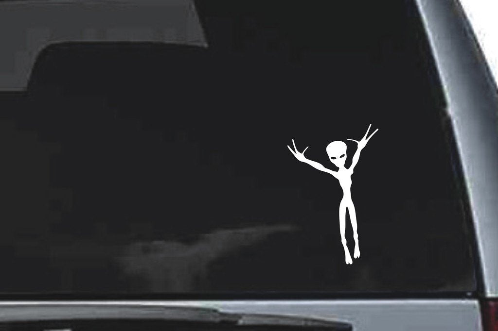 Picniva Alien Sty9a Vinyl Car Window Decal, Approx 5 in
