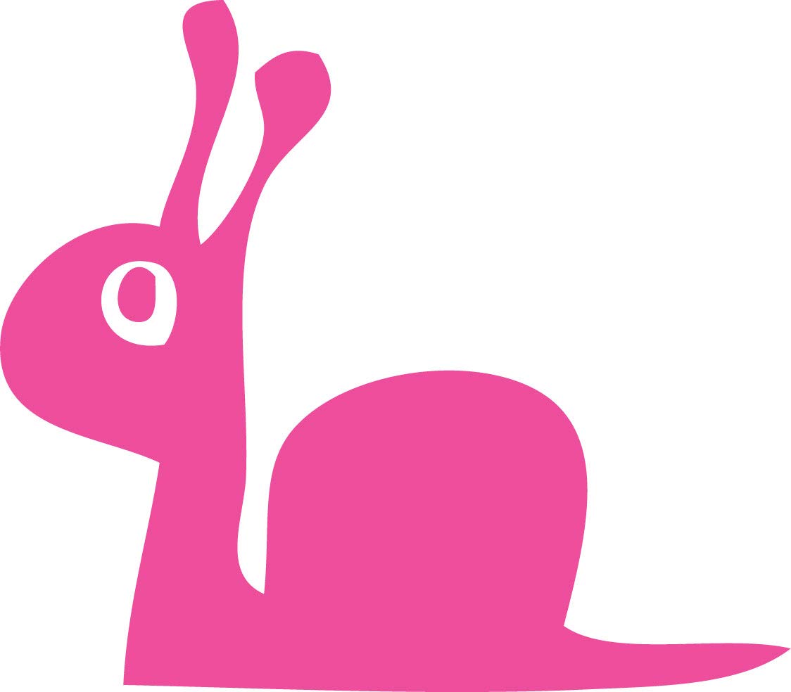 Decaltor Snail 5 in Vinyl Decal for Laptop Bumper Wall