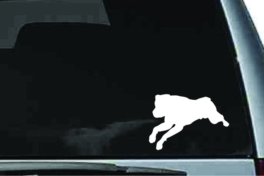 Picniva Rottweiler Dog Sty15a Vinyl Car Window Decal, Approx 5 in
