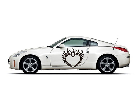 Picniva sty427 Car Body Side Stripes Vinyl Graphics Sticker Decals 2 Pcs
