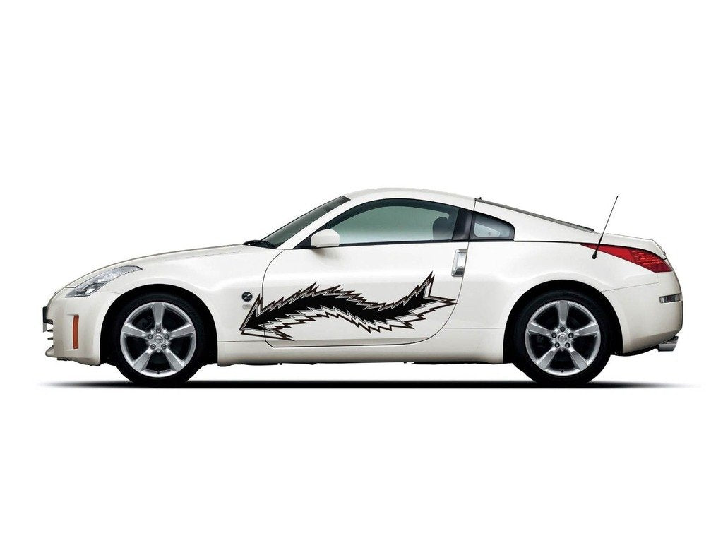 Picniva Style 16 Racing Side Stripe Vinyl Decals, 20 x 70 in, 2 Pc