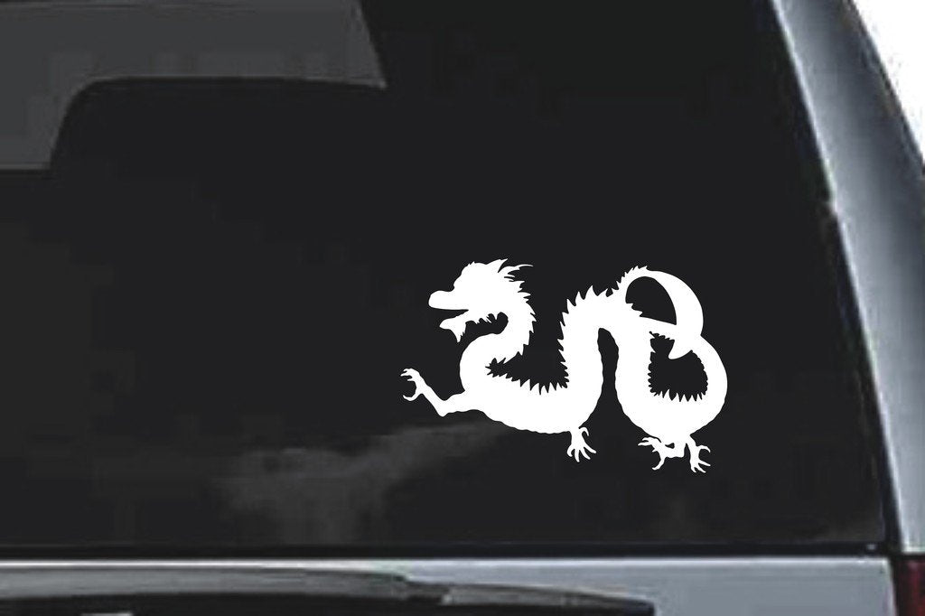 Picniva East Dragon Sty12 Vinyl Car Window Decal, Approx 5 in