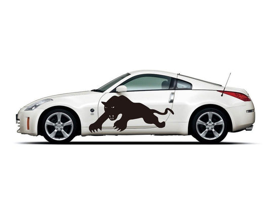 Picniva sty496Car Body Side Stripes Vinyl Graphics Sticker Decals 2 Pcs