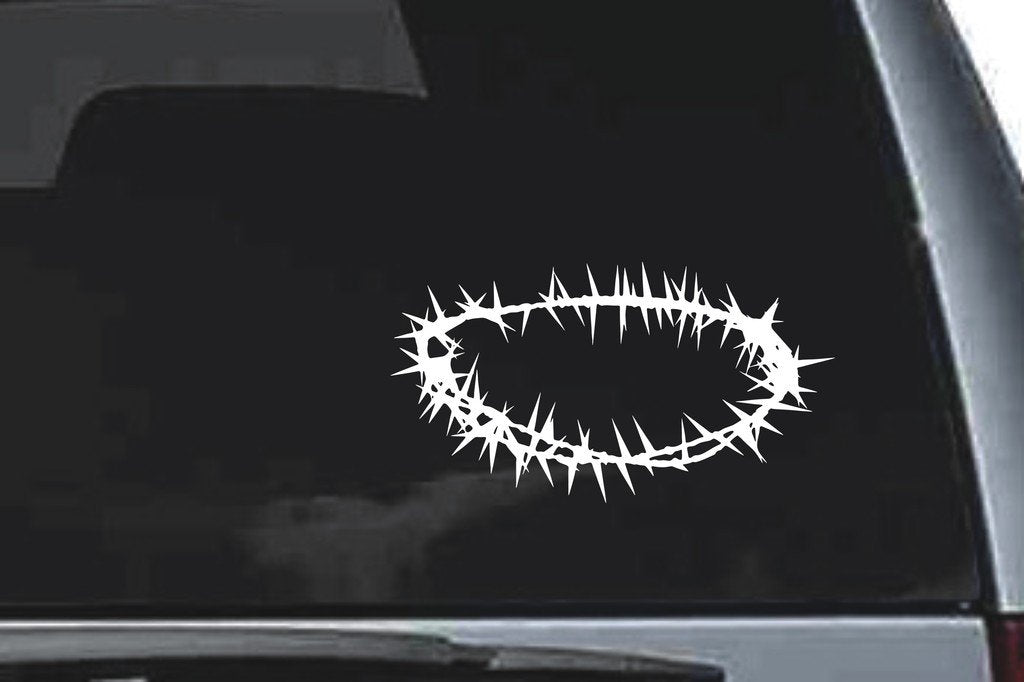 Picniva Faith Sty1 Vinyl Car Window Decal, Approx 5 in