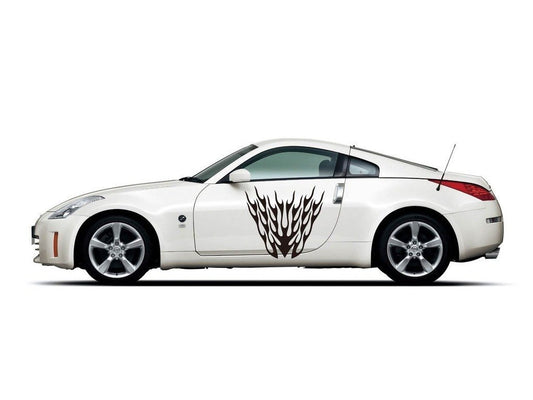 Picniva sty450 Car Body Side Stripes Vinyl Graphics Sticker Decals 2 Pcs