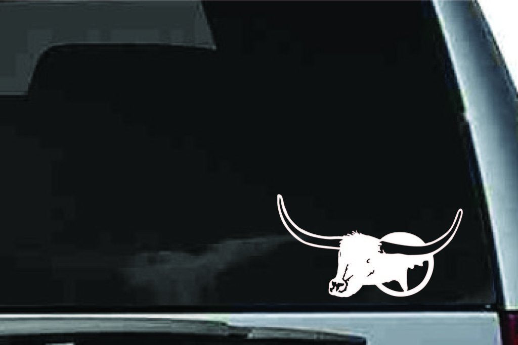 Picniva Cattle Sty2 Vinyl Car Window Decal, Approx 5 in