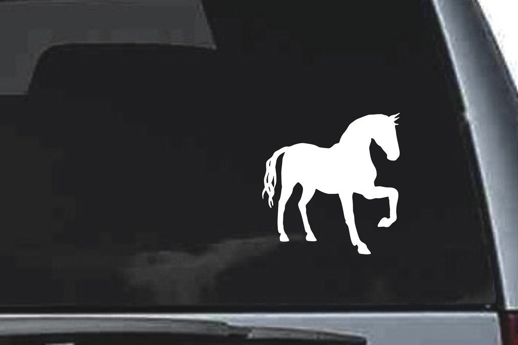 Picniva Horse Sty60a Vinyl Car Window Decal, Approx 5 in
