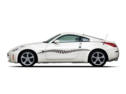 Picniva sty514Car Body Side Stripes Vinyl Graphics Sticker Decals 2 Pcs