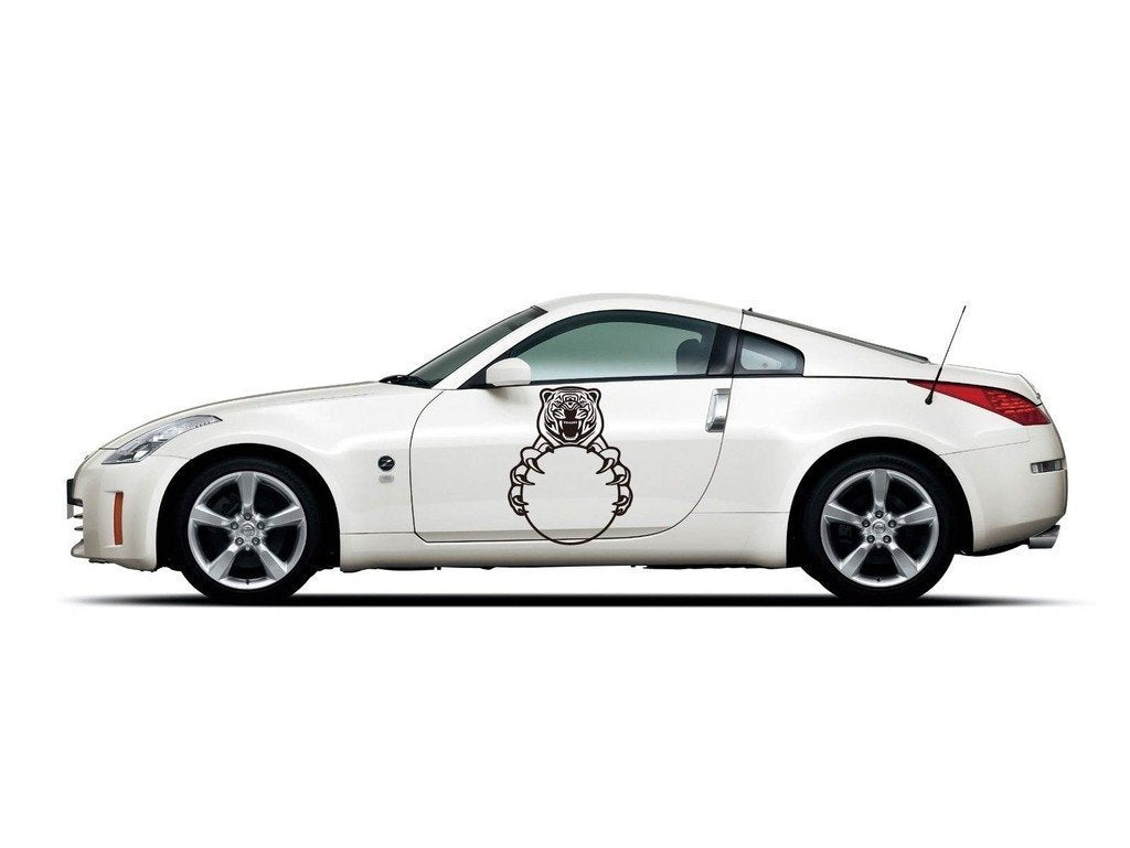 Picniva sty125 Vinyl Racing Stripes Car Body Side Decals, 2-Piece Set - Size: 25 x 20 inches