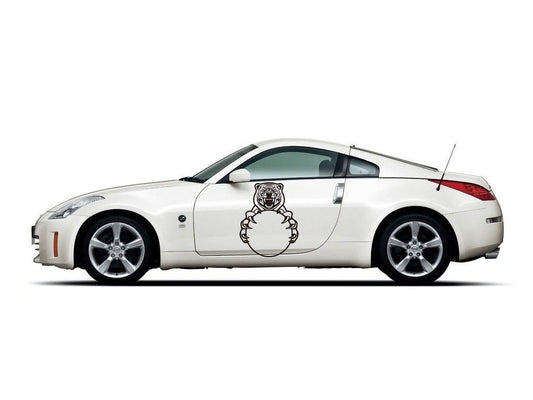 Picniva sty125 Vinyl Racing Stripes Car Body Side Decals, 2-Piece Set - Size: 25 x 20 inches
