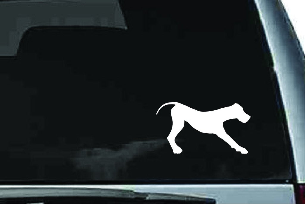 Picniva Great Dane Dog Sty18a Vinyl Car Window Decal, Approx 5 in