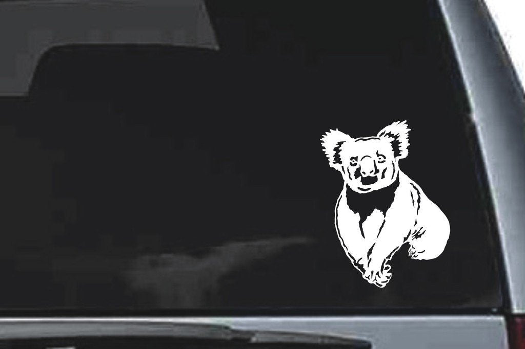 Picniva Koala Sty1 Vinyl Car Window Decal, Approx 5 in