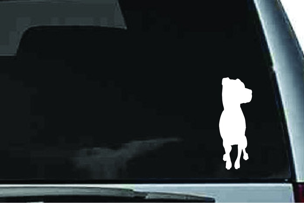 Picniva Rottweiler Dog Sty31a Vinyl Car Window Decal, Approx 5 in