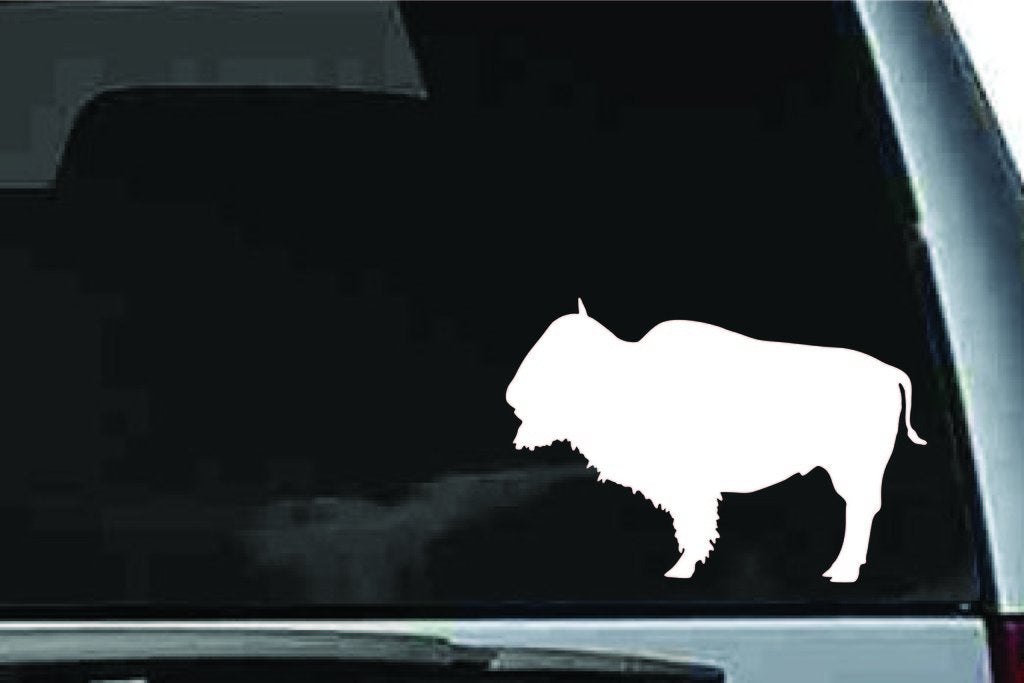Picniva Bison Sty2a Vinyl Car Window Decal, Approx 5 in