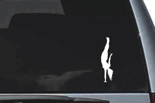 Picniva Girl Sty26 Vinyl Car Window Decal, Approx 5 in