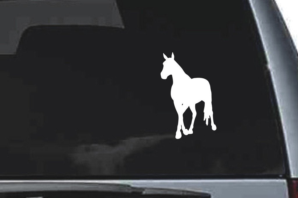 Picniva Horse Sty35a Vinyl Car Window Decal, Approx 5 in