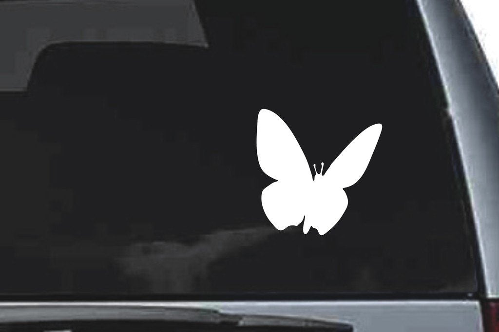 Picniva Butterfly Sty6a Vinyl Car Window Decal, Approx 5 in