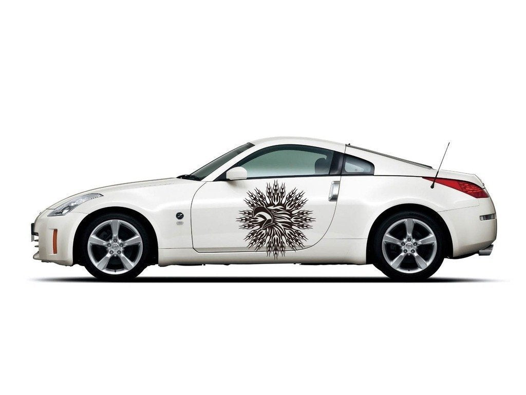 Picniva Style 360 Racing Side Stripe Vinyl Decals, 20 x 20 in, 2 Pc
