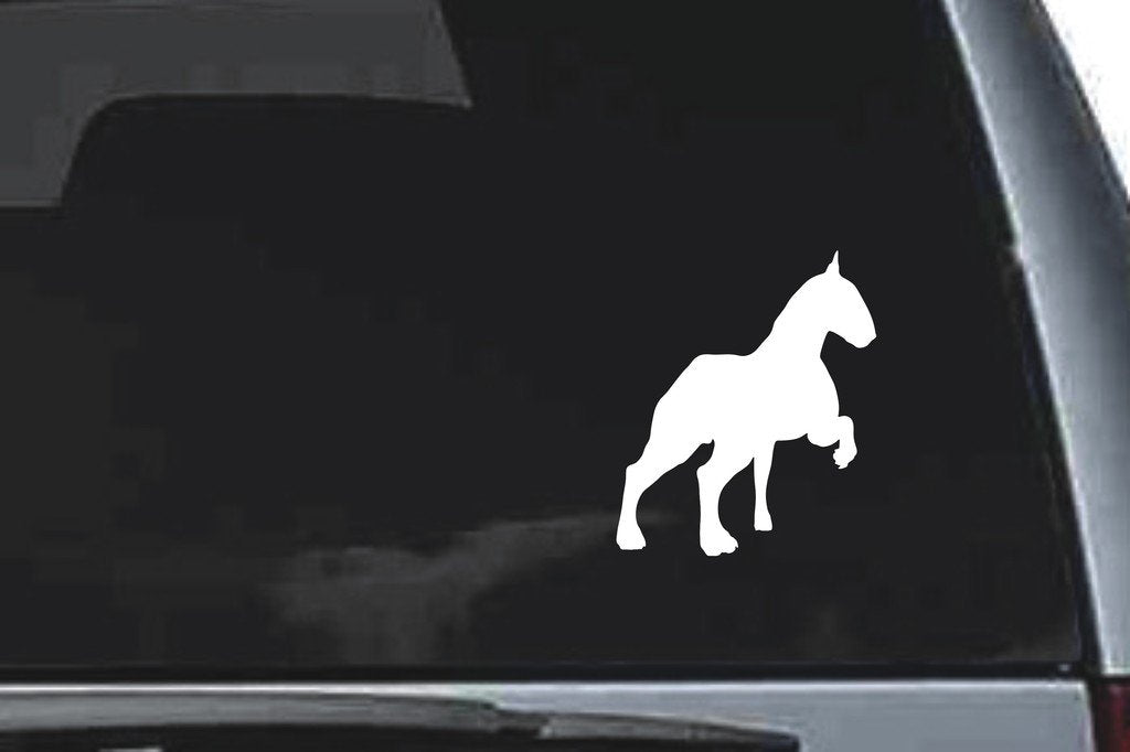 Picniva Bull Terrier Dog Sty29 Vinyl Car Window Decal, Approx 5 in