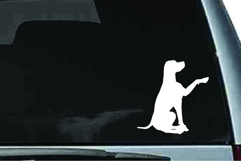 Picniva Hound Dog Sty10 Vinyl Car Window Decal, Approx 5 in