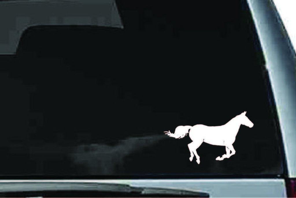 Picniva Horse Sty5 Vinyl Car Window Decal, Approx 5 in