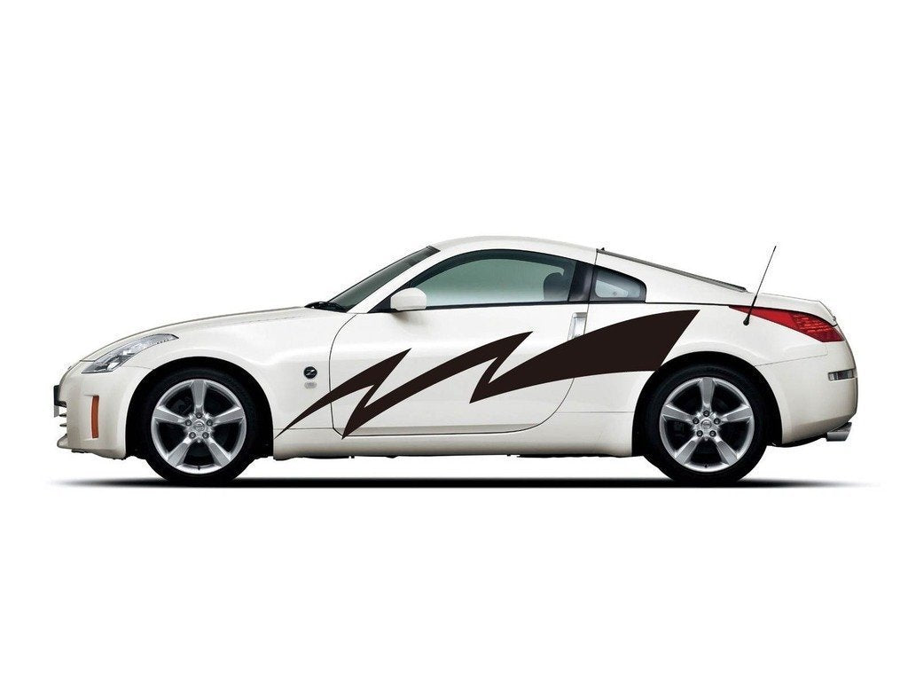 Picniva Style 239 Racing Side Stripe Vinyl Decals, 20 x 52 in, 2 Pc