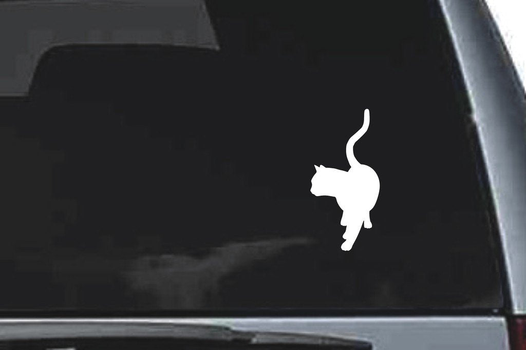 Picniva British Shorthair Cat Sty4 Vinyl Car Window Decal, Approx 5 in