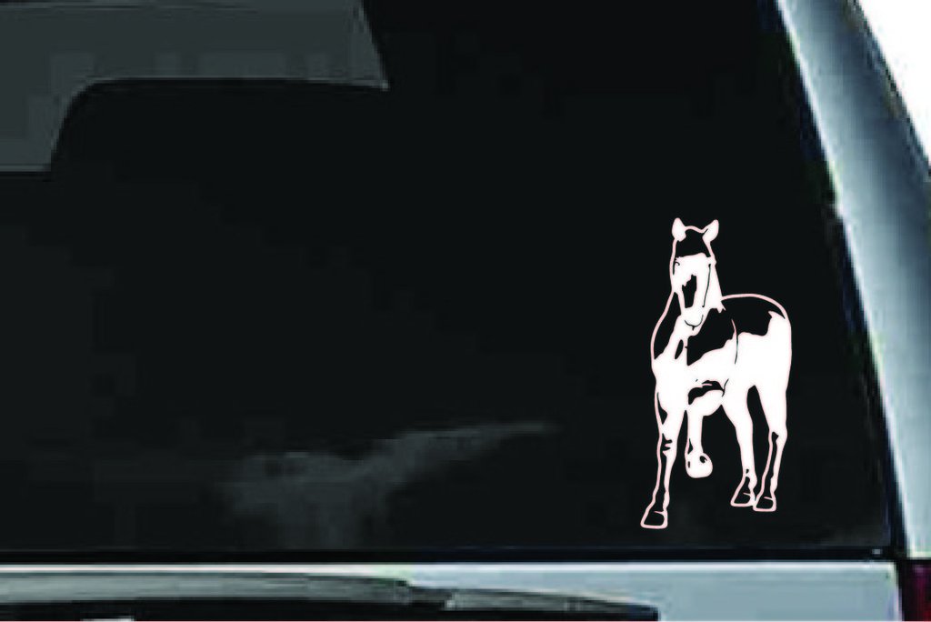 Picniva Horse Sty58 Vinyl Car Window Decal, Approx 5 in