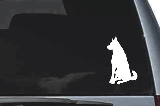 Picniva Wolf Sty27 Vinyl Car Window Decal, Approx 5 in