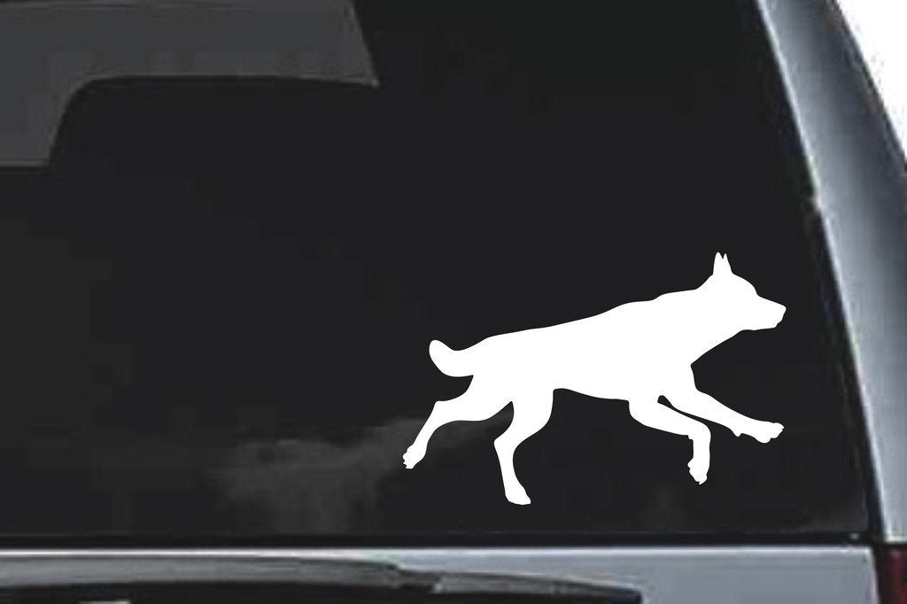Picniva Wolf Sty29 Vinyl Car Window Decal, Approx 5 in