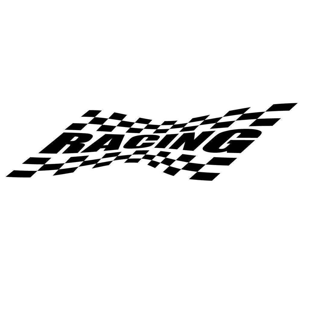 Picniva sty251 Racing Car Body Side Stripes Sticker Decal 2 Pcs