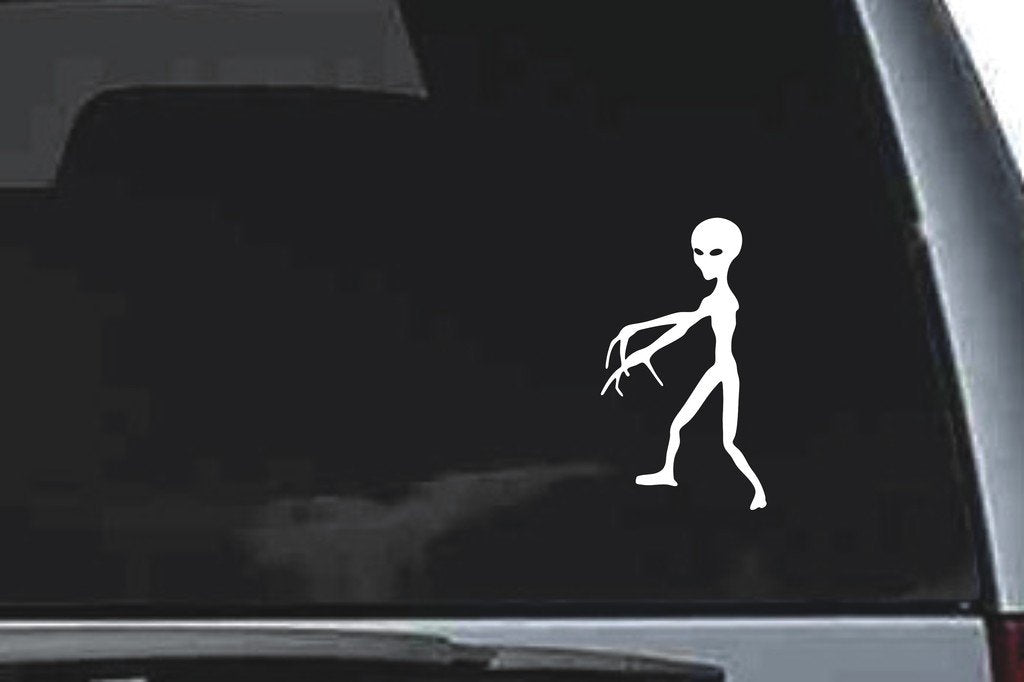 Picniva Alien Sty20a Vinyl Car Window Decal, Approx 5 in