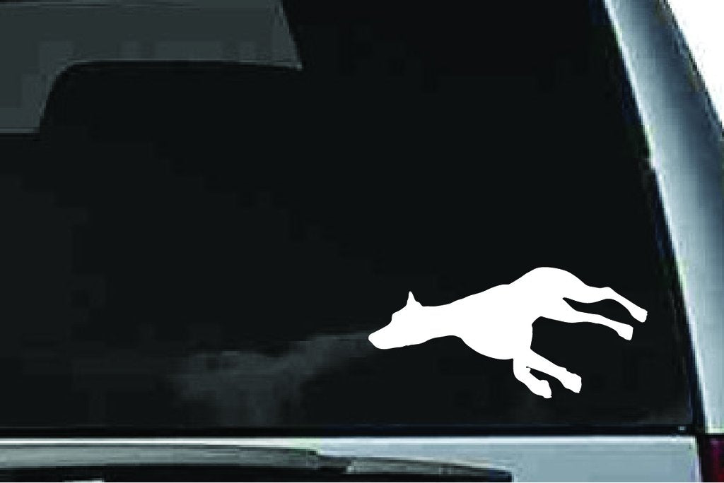 Picniva Doberman Dog Sty27a Vinyl Car Window Decal, Approx 5 in