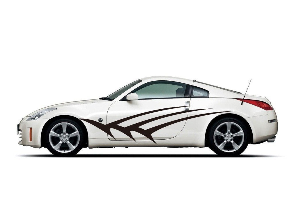 Picniva Style 95 Racing Side Stripe Vinyl Decals, 20 x 85 in, 2 Pc