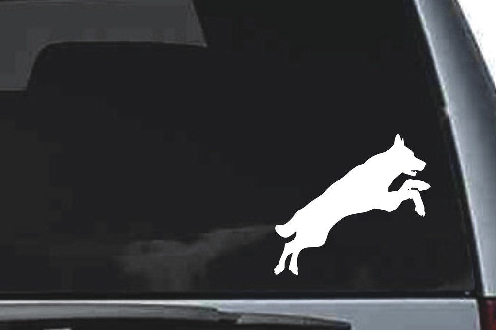 Picniva Wolf Sty32 Vinyl Car Window Decal, Approx 5 in